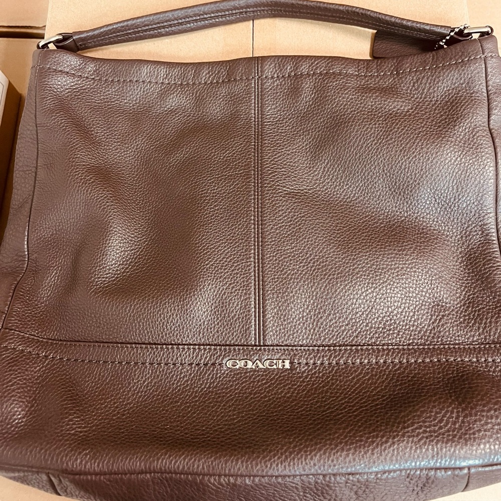 Coach Dark Brown Leather Handbag